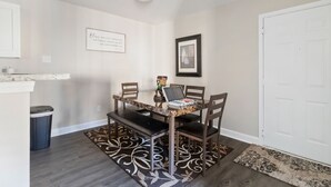 Apartment, 2 Bedrooms, Patio | Dining room - Center City Charm, the Place to Meet all of Your Needs (Huntsville)