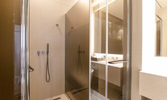 Free toiletries, hair dryer, slippers, bidet