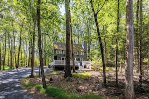 Exterior - Hot Tub Secluded Fire Pit Hammock (Stroudsburg)