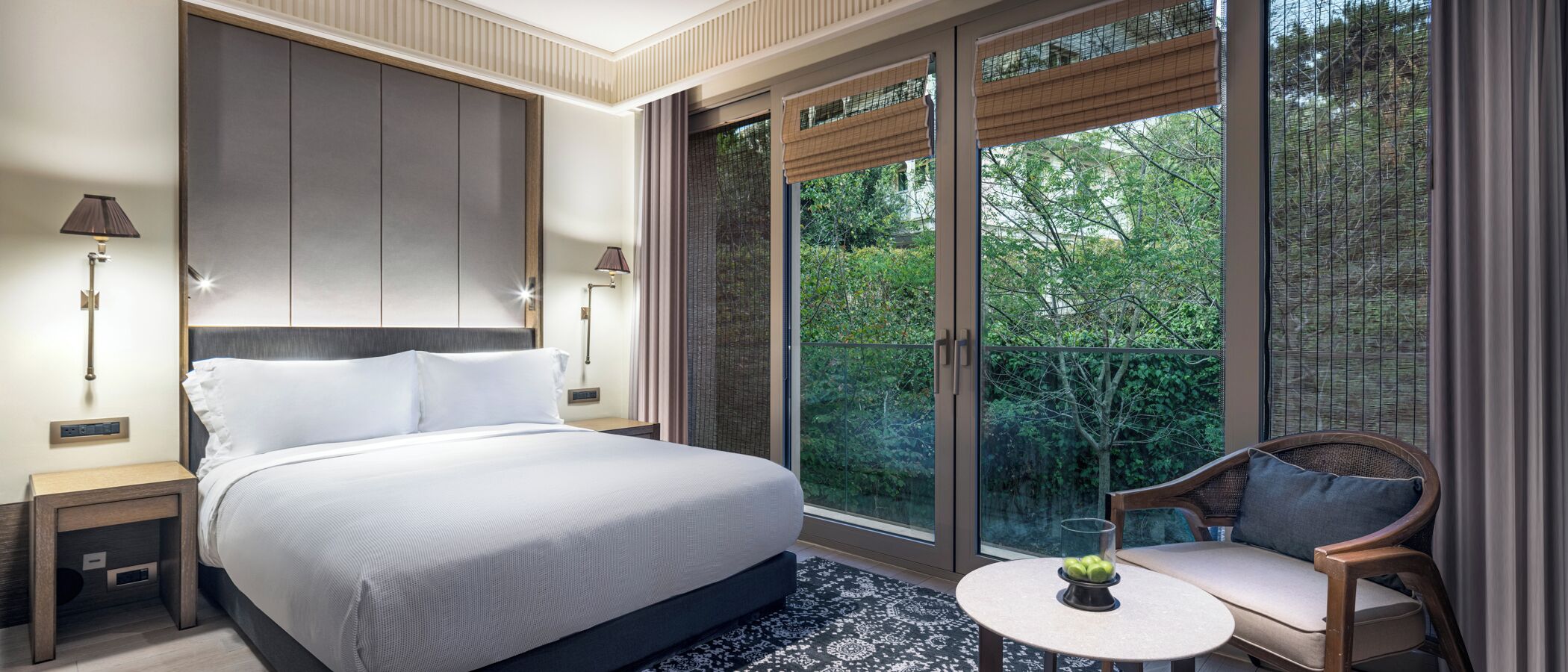 Minibar, in-room safe, desk, blackout curtains