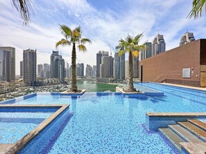Outdoor pool - StoneTree - Luxury 2 BR - Prime location (Dubai)
