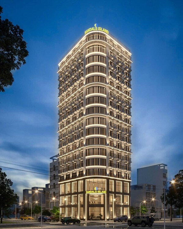 Voorkant van accommodatie