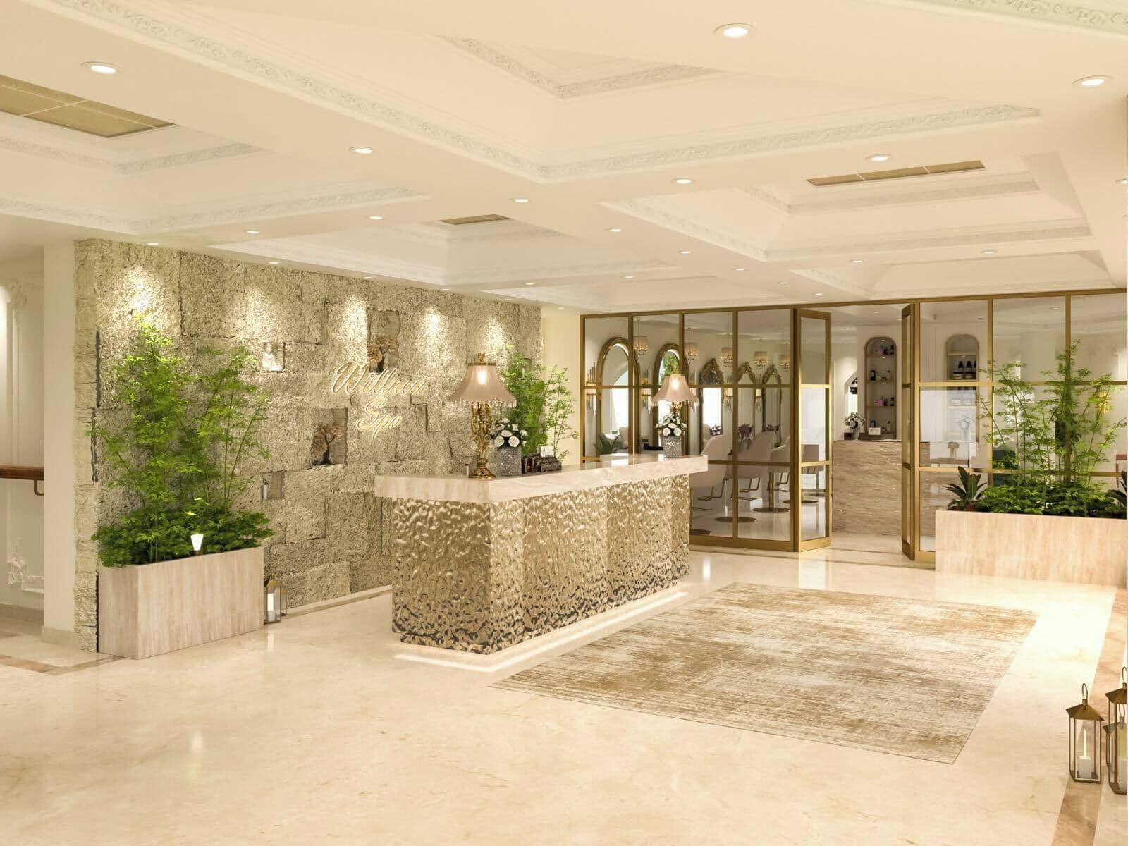 Spa reception