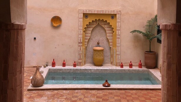 Traditional Single Room, Private Bathroom, Pool View (Azalée) | Outdoor pool - Riad Paquerette (Marrakech)