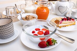 Petit déjeuner continental compris tous les jours