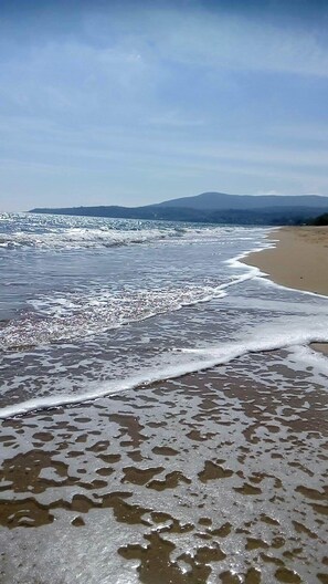 En la playa 