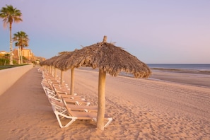 On the beach