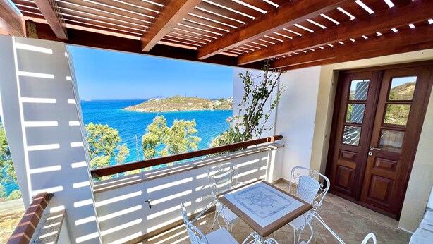 Apartment, Sea View | Terrace/patio - Litois Houses Patmos (Patmos)