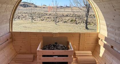 Mountain Villa is a beautiful cabin located on large private property.