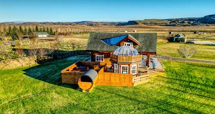 Mountain Villa is a beautiful cabin located on large private property.