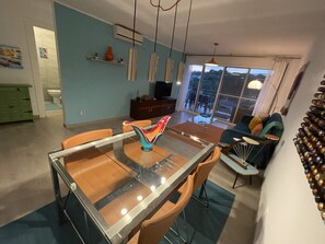 Luxury Apartment | Living area | Smart TV - Your Retro Beach Front Hideaway in Salou (Salou)