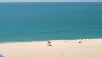 En la playa