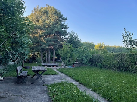 Property grounds. Belgrade Danube Holiday Cottages