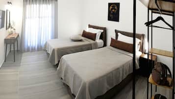 2 slaapkamers, een kluis op de kamer, verduisterende gordijnen