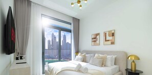 Apartment | 3 bedrooms, free WiFi - LUX The Marina Vista Beachfront Suite (Dubai)