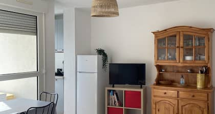 Appartement Lumineux et Chaleureux à 50 Mètres de la Plage !