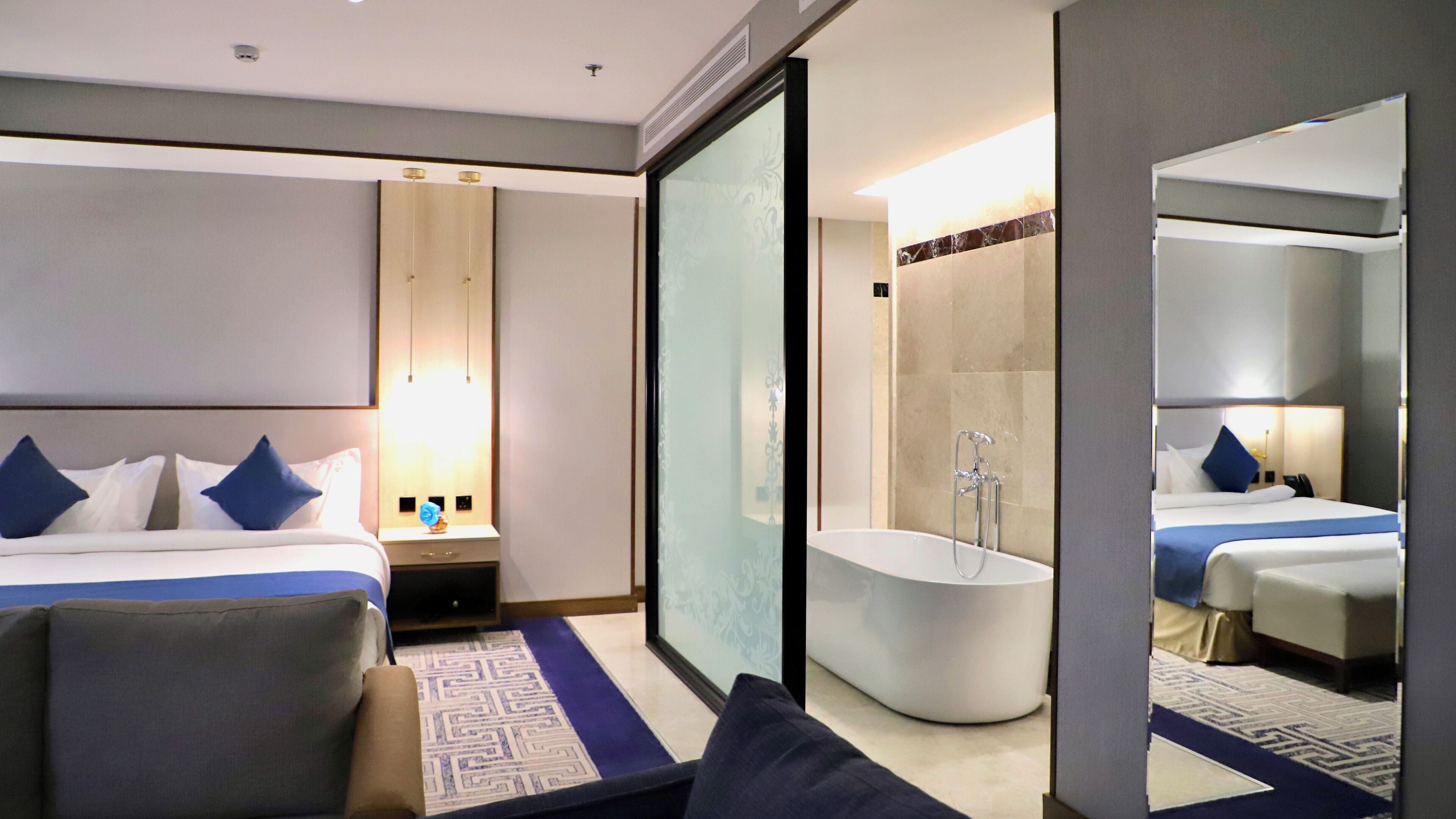 Executive suite, 1 slaapkamer | Uitzicht op de stad