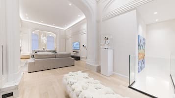 Smart TV, chimenea, Netflix, servicios de streaming