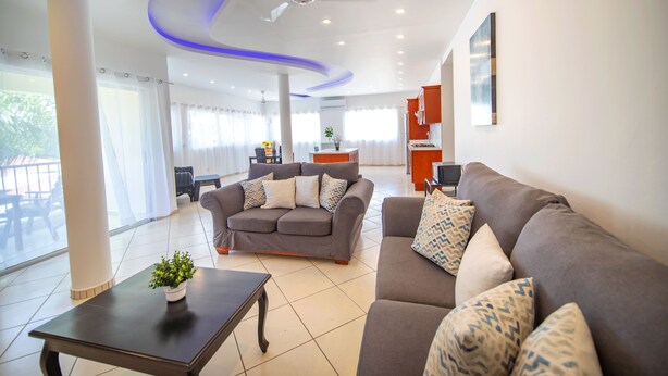 Apartment, 2 Bedrooms, Balcony, City View | Living room - 2BR Luxury Apartment in Heart Of Nightlife Area! (Sosúa)