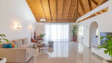 Vila, 4 quartos, terraço, vista para o jardim | Área de estar