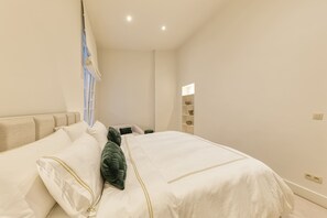 Apartamento de lujo | 2 dormitorios, sábanas de algodón egipcio, ropa de cama de alta calidad