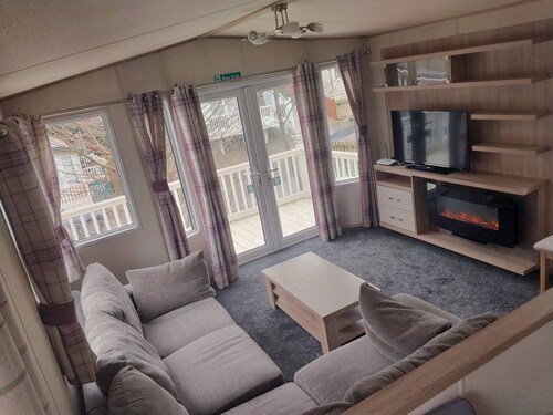 Bluebell corner - with small enclosed decking