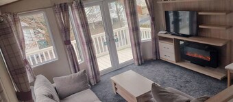 Bluebell corner - with small enclosed decking