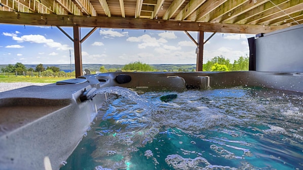 Bain à remous extérieur