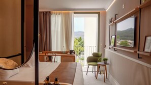 Chambre Supérieure, balcon, vue jardin