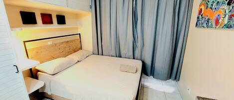 1 makuuhuone, silitysrauta/-lauta, ilmainen Wi-Fi, vuodevaatteet