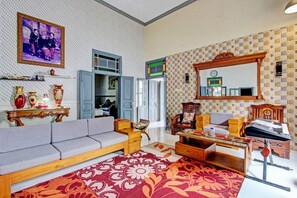 Sitteområde i lobbyen