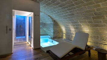 Behandlingsrum til par, tyrkisk bad/hammam, massagebehandlinger