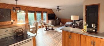 Ember Horizon near Torch Lake: Lake Views, Fire Pit, Sleeps 7
