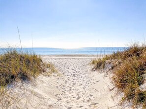 On the beach