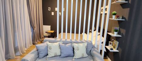 1 chambre, fer et planche à repasser, Wi-Fi gratuit, draps fournis