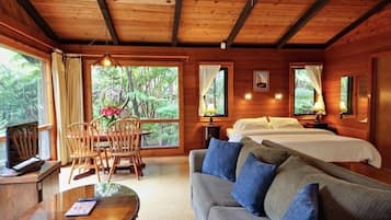 Smart TV, chimenea y libros