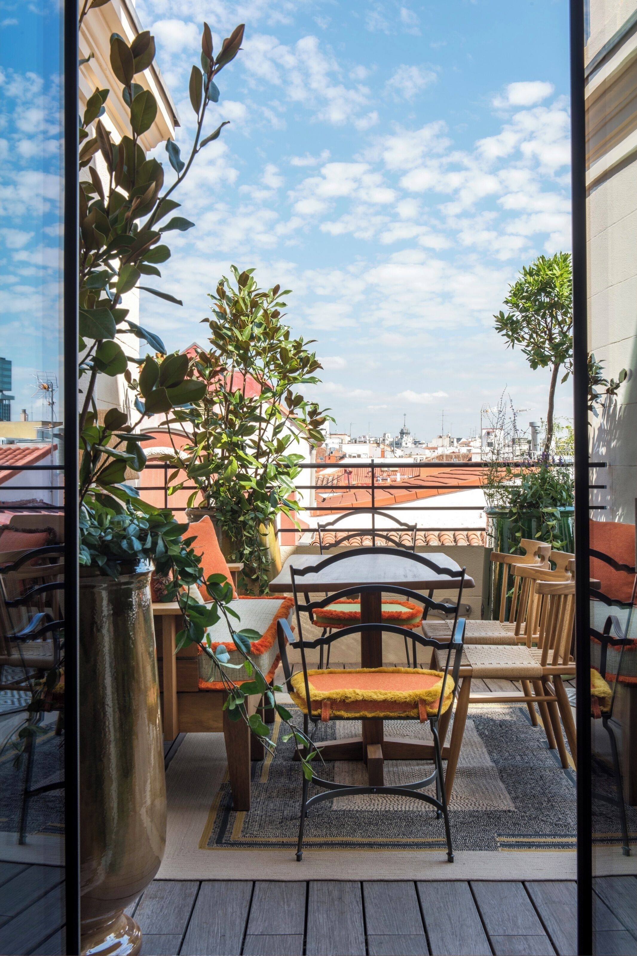 Suíte panorâmica, 2 quartos | Terraço/pátio