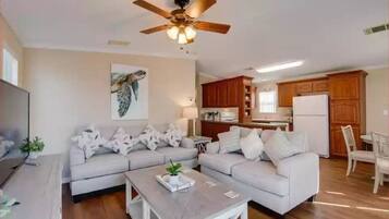 Smart TV, foosball, table tennis