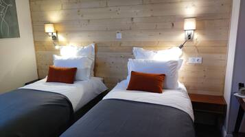 Comfort Double or Twin Room | Premium bedding, memory-foam beds, soundproofing, free WiFi