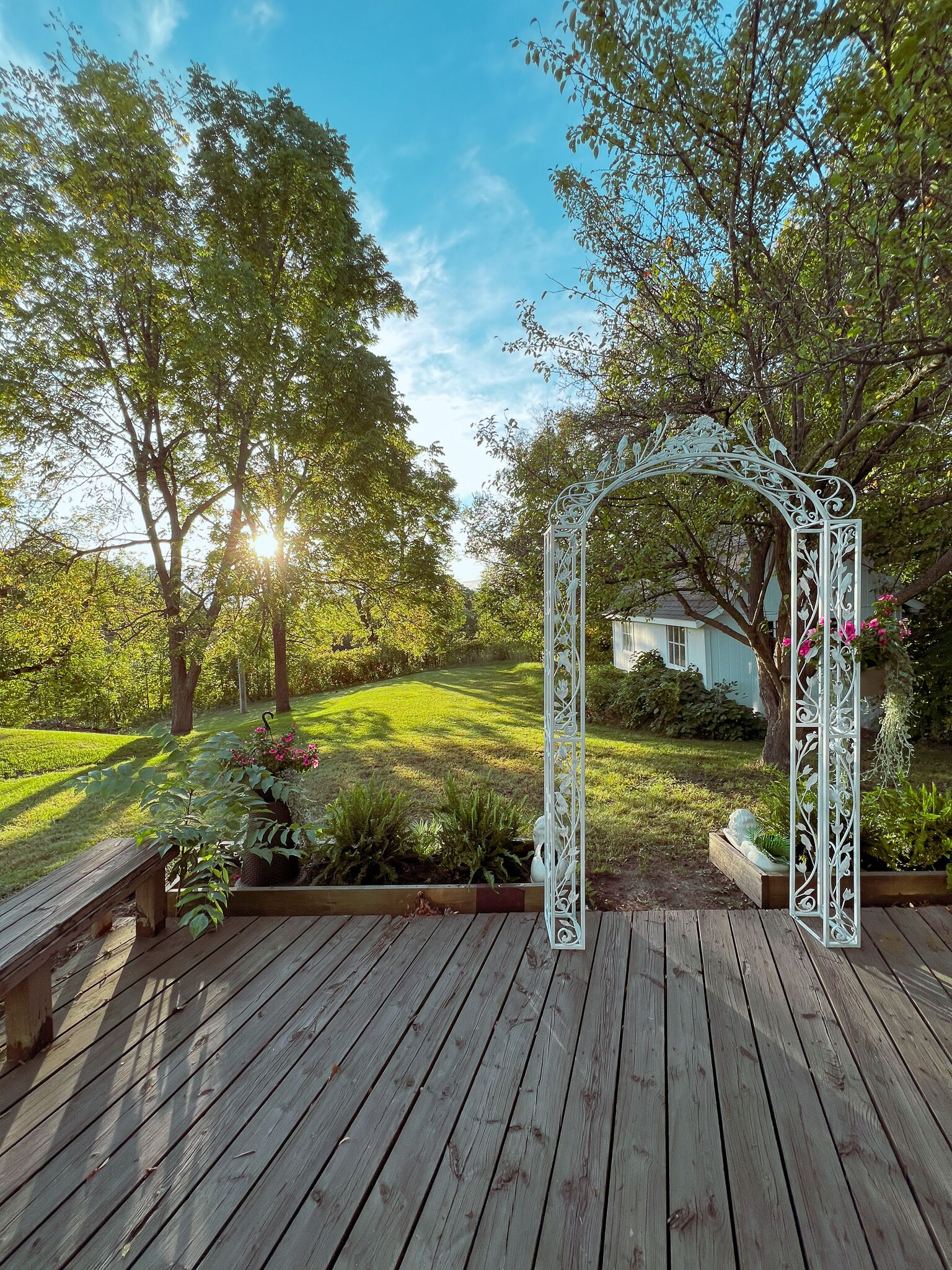 Enceinte de l’hébergement