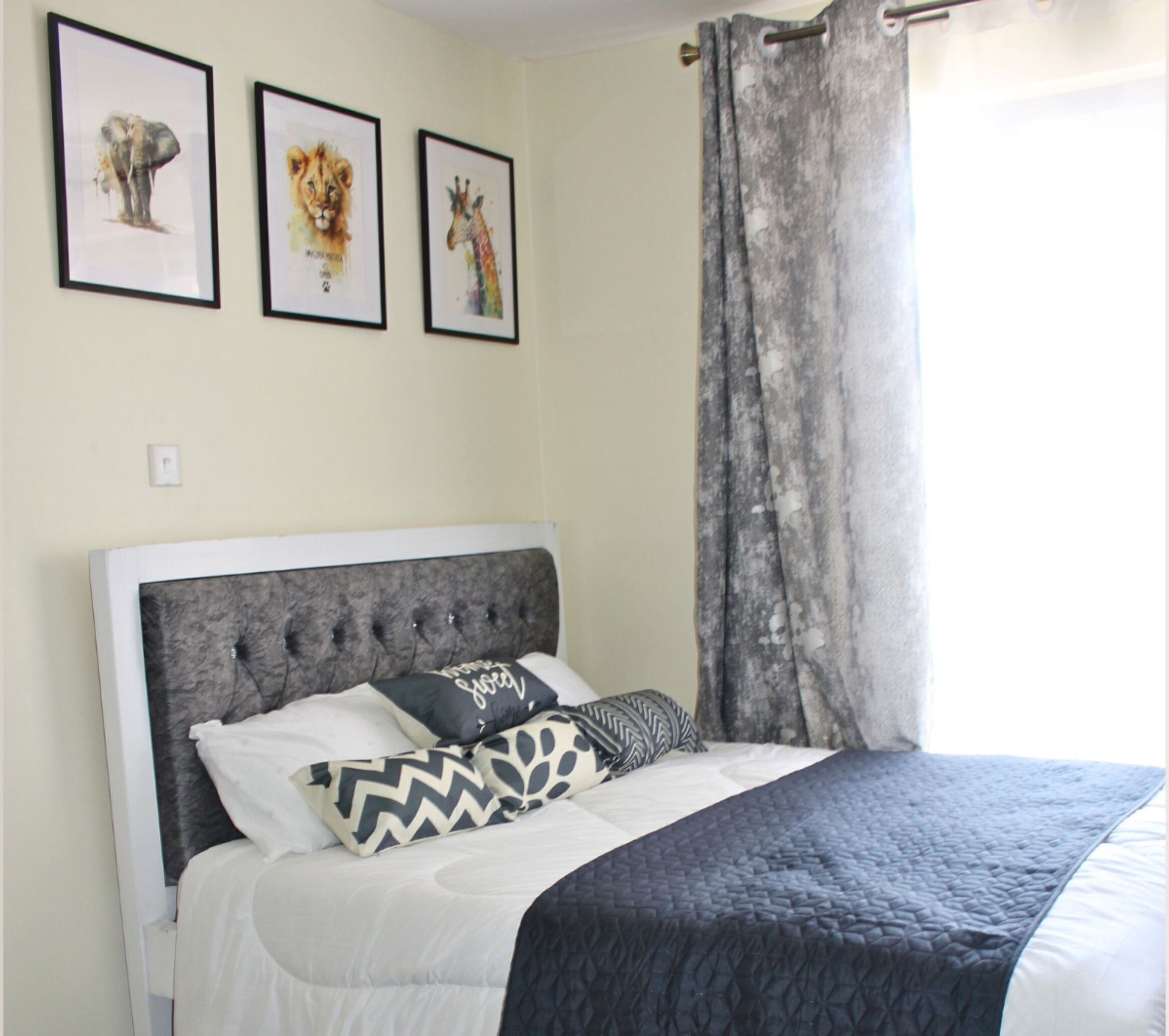 1 多间卧室、熨斗/熨衣板、WiFi、床单