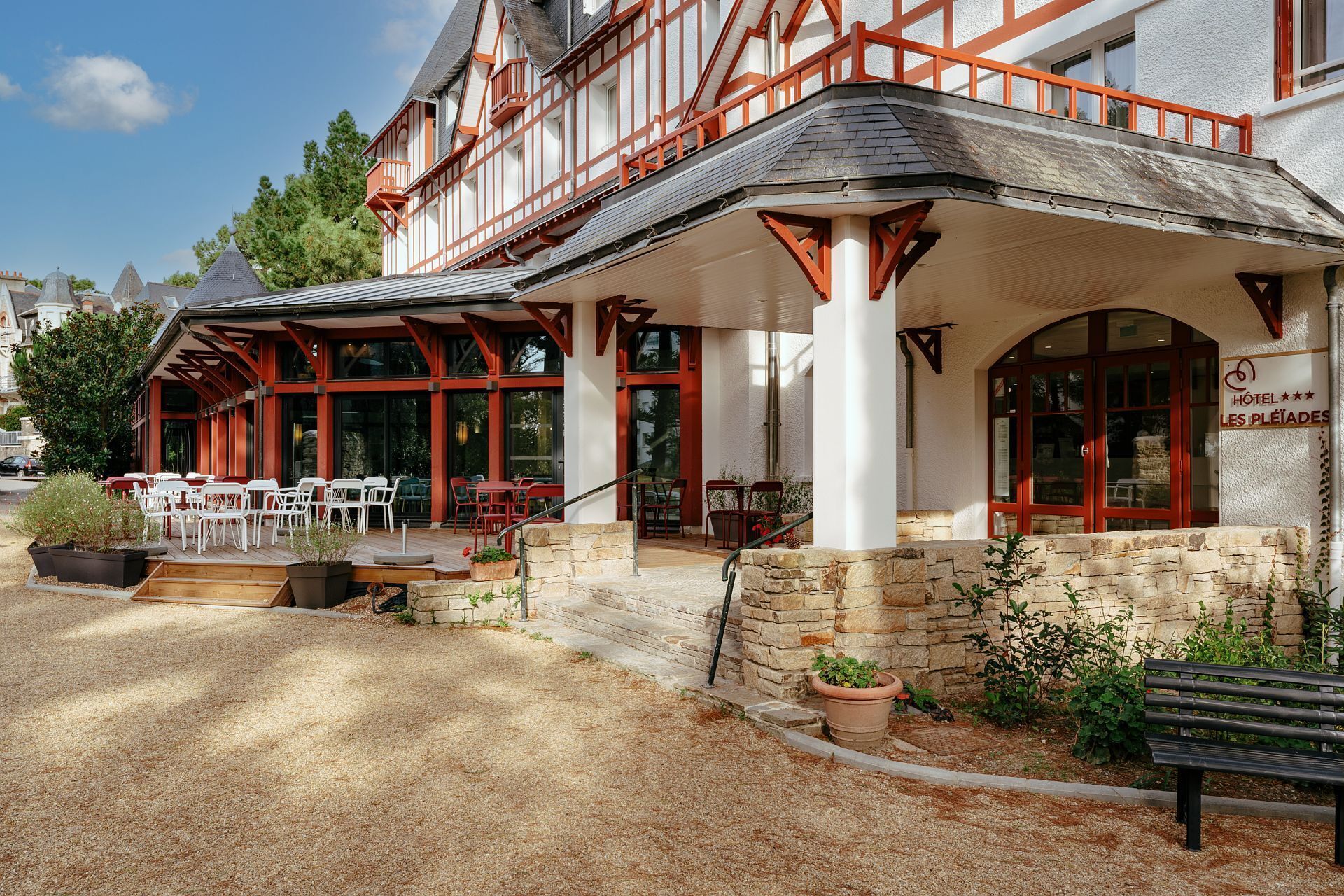 Façade de l’hébergement