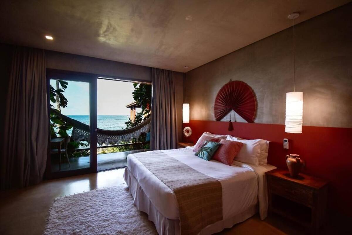 Zweibettzimmer, Whirlpool, Meerblick | 1 Schlafzimmer, hochwertige Bettwaren, Daunenbettdecken