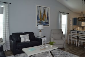 Smart TV, DVD player, books