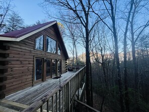 Property grounds - Chalet Cabin, Mountain Views, Spa tub near Helen with hiking trail to creek (Sautee Nacoochee)