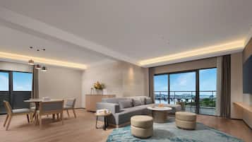 1 Bedroom Suite | Down comforters, minibar, in-room safe, individually decorated