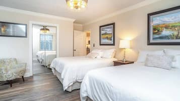 1 bedroom, iron/ironing board, travel crib, WiFi