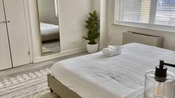 2 bedrooms, iron/ironing board, travel crib, WiFi