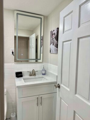 Ducha y secador de pelo