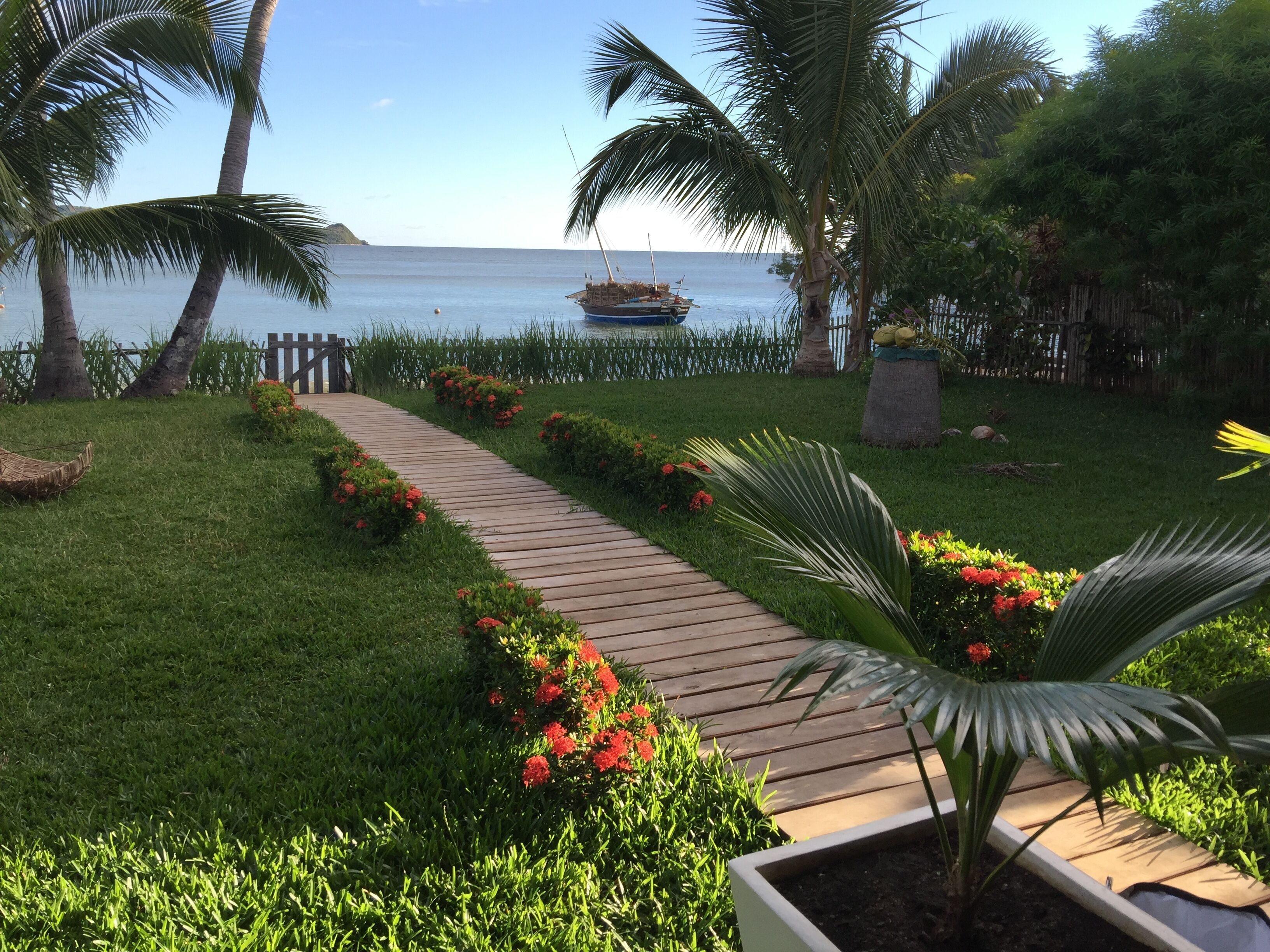 Enceinte de l’hébergement